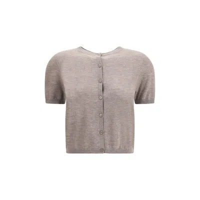 Lisa Yang Charlotte Cardigan In Brown