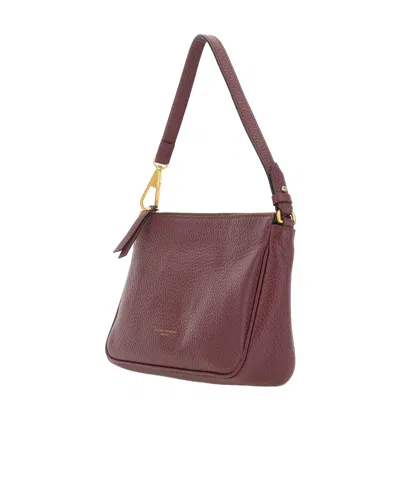 Gianni Chiarini Brooke Shoulder Bag In Burgundy