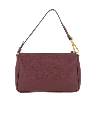 Gianni Chiarini Brooke Shoulder Bag In Burgundy