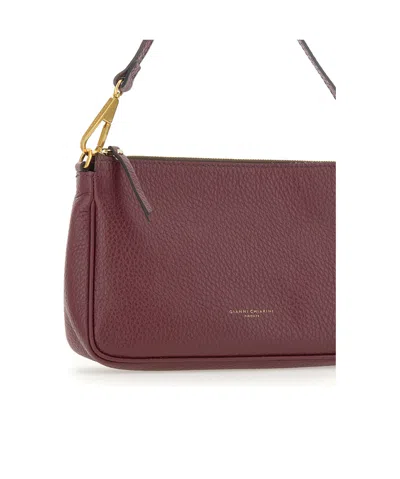 Gianni Chiarini Brooke Shoulder Bag In Burgundy