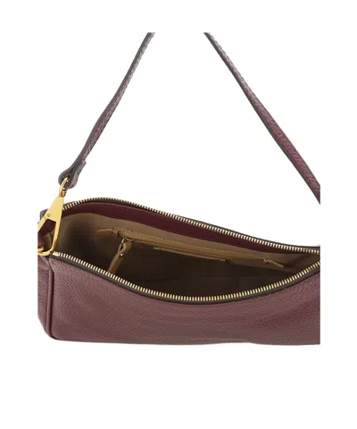 Gianni Chiarini Brooke Shoulder Bag In Burgundy