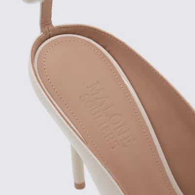 Malone Souliers Clear Pointed Toe Pumps In Pink