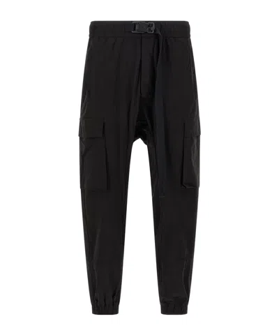 Thom Krom Belted Tapered Trousers In Black