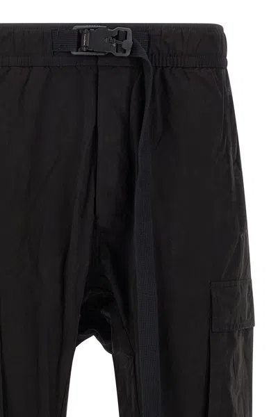 Thom Krom Belted Tapered Trousers In Black