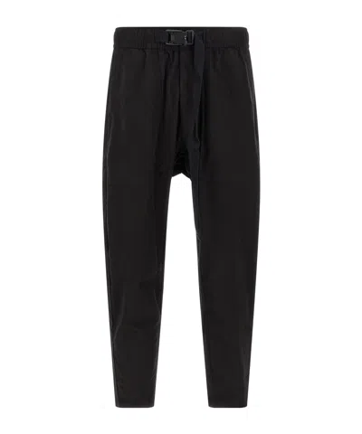 Thom Krom Belted Tapered Trousers In Black