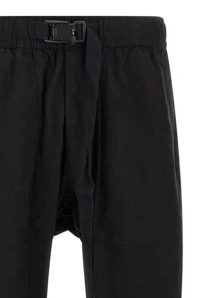 Thom Krom Belted Tapered Trousers In Black
