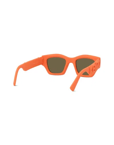Kenzo Full Frame Sunglasses In Orange