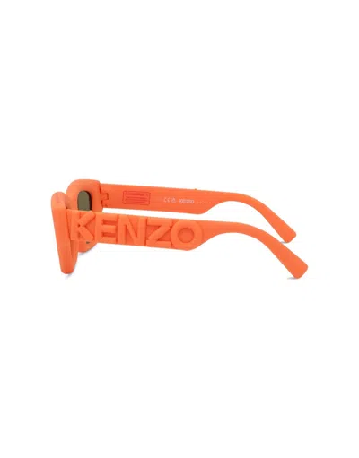Kenzo Full Frame Sunglasses In Orange