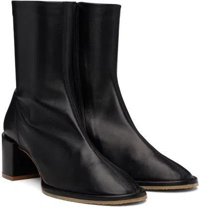 By Far Josiah Sheepskin Nappa Boots In Black