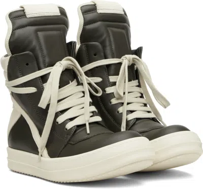 Rick Owens Concordians Geobasket High-top Sneakers In Multi