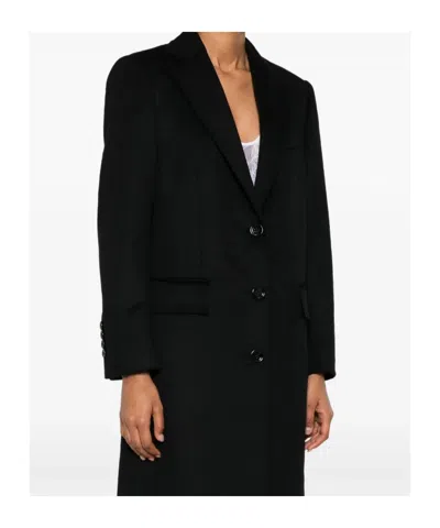Dolce & Gabbana Single-breasted Coat In Black