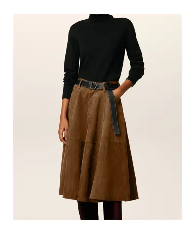 Ami Alexandre Mattiussi Wool Turtleneck Sweater In Black