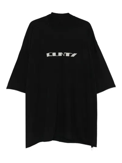 Rick Owens Drkshdw Tommy T-shirt In Black