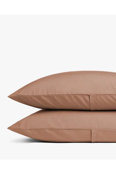 Parachute Core Percale Pillow Cases In Brown