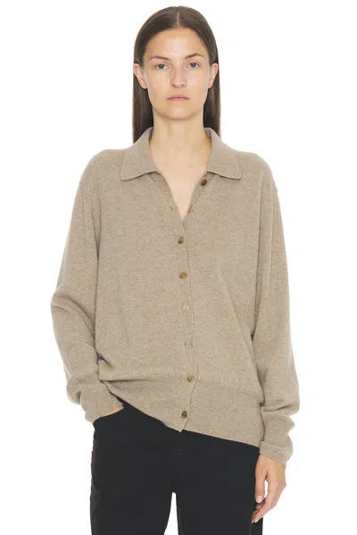 The Row Lillia Cardigan In Brown