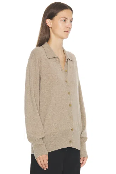 The Row Lillia Cardigan In Brown