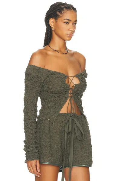 Tg Botanical Emilia Blouse In Brown