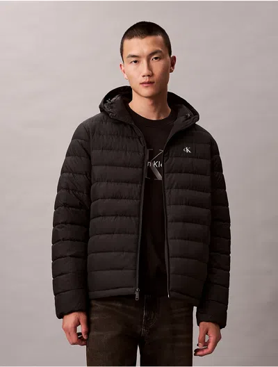 Calvin Klein Jeans Est.1978 Calvin Klein Men's Packable Ripstop Puffer Jacket In Black