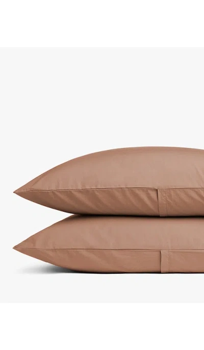 Parachute Core Percale Pillow Cases In Brown