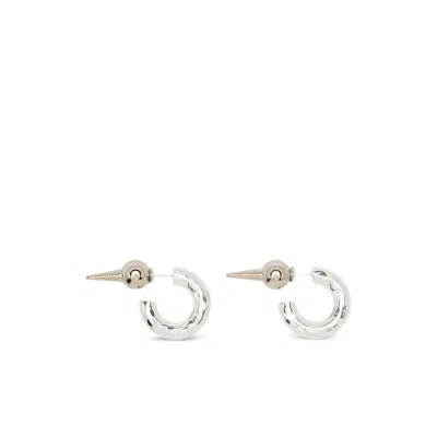 Innerraum Silver Earrings Men In Metallic