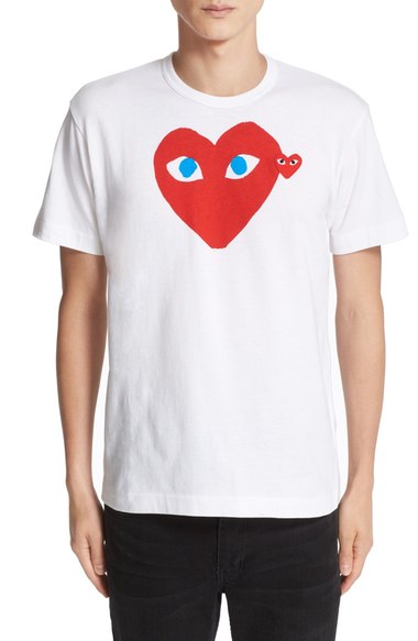 comme des garcons graphic tee