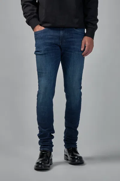 Denham Bolt Skinny Fit Jeans In Blue