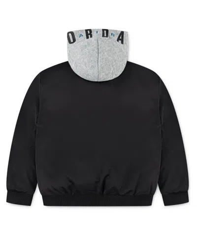 Jordan Boys 8-20 Hooded Bomber Jacket In Black