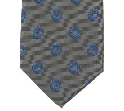 Alfani Men's Lunar Dot Pattern Tie, Macy's Exclusive In Gray