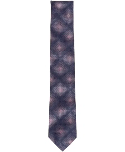 Alfani Men's Horizon Abstract Pattern Tie, Macy's Exclusive In Purple