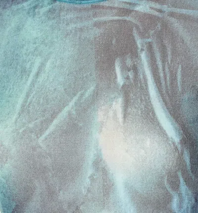 Jean Paul Gaultier "water" Mesh T-shirt In Green