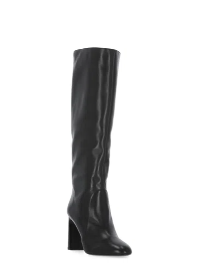 Stuart Weitzman Nappa Leather Knee-high Babette Boots In Black