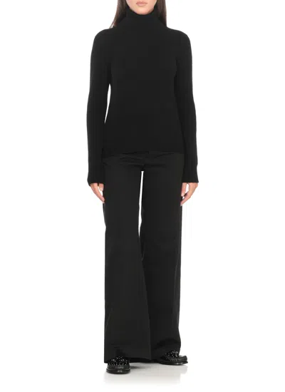 Stuart Weitzman Loafers With Studded Detailing And Tassel Embellishment In Black