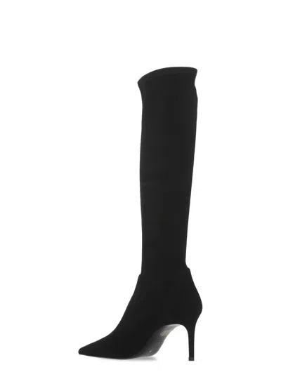 Stuart Weitzman 60mm Stuart Power Boots In Black