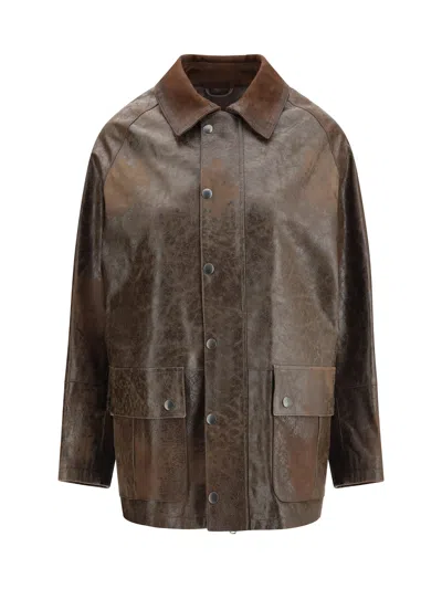 Valstar Leather Jacket In Brown