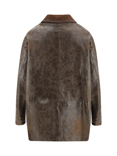 Valstar Leather Jacket In Brown