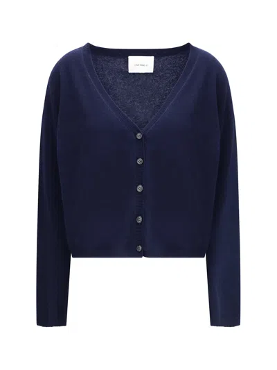 Lisa Yang Blue Cashmere Cardigan In Blue