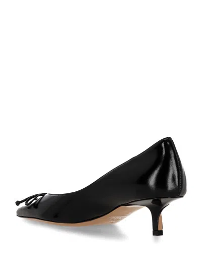 Jacquemus Pointed Toe Pumps Bow Detail In Black