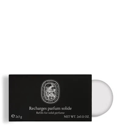 Diptyque Fleur De Peau Solid Perfume - Refill In White