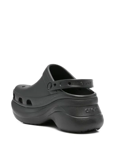 Crocs Bae Platform Clogs In Black