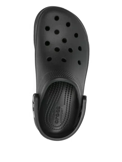 Crocs Bae Platform Clogs In Black