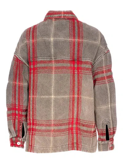 True Avenue Checked Amelia Jacket Buttons Closure In Red