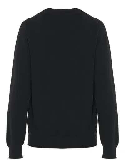 Malo V-neck Cashmere Sweater In Black