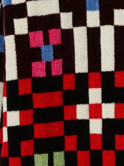 La Doublej Geometric-pattern Sweater In Multi