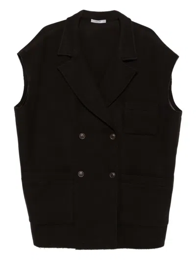 双排扣口袋夹克