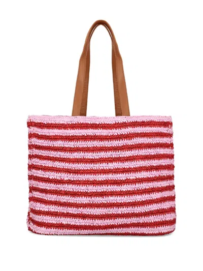 Giada Benincasa Ciao Amore Tote Bag In Pink