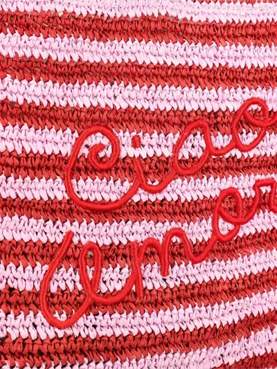 Giada Benincasa Ciao Amore Tote Bag In Pink