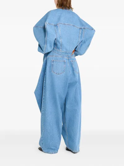 Viktor & Rolf Cropped Denim Jacket In Multi