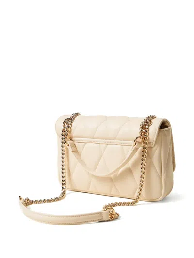 Twinset Audrey Quilted Chain Shoulder Bag In Neutral