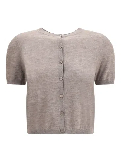 Lisa Yang Charlotte Cardigan In Gray
