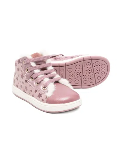 Geox Trottola Boots In Pink